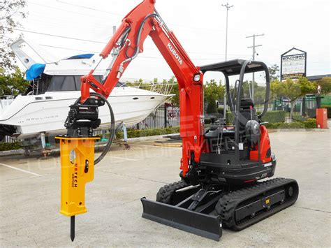 hydraulic hammers for mini excavators|mini excavator breaker attachment.